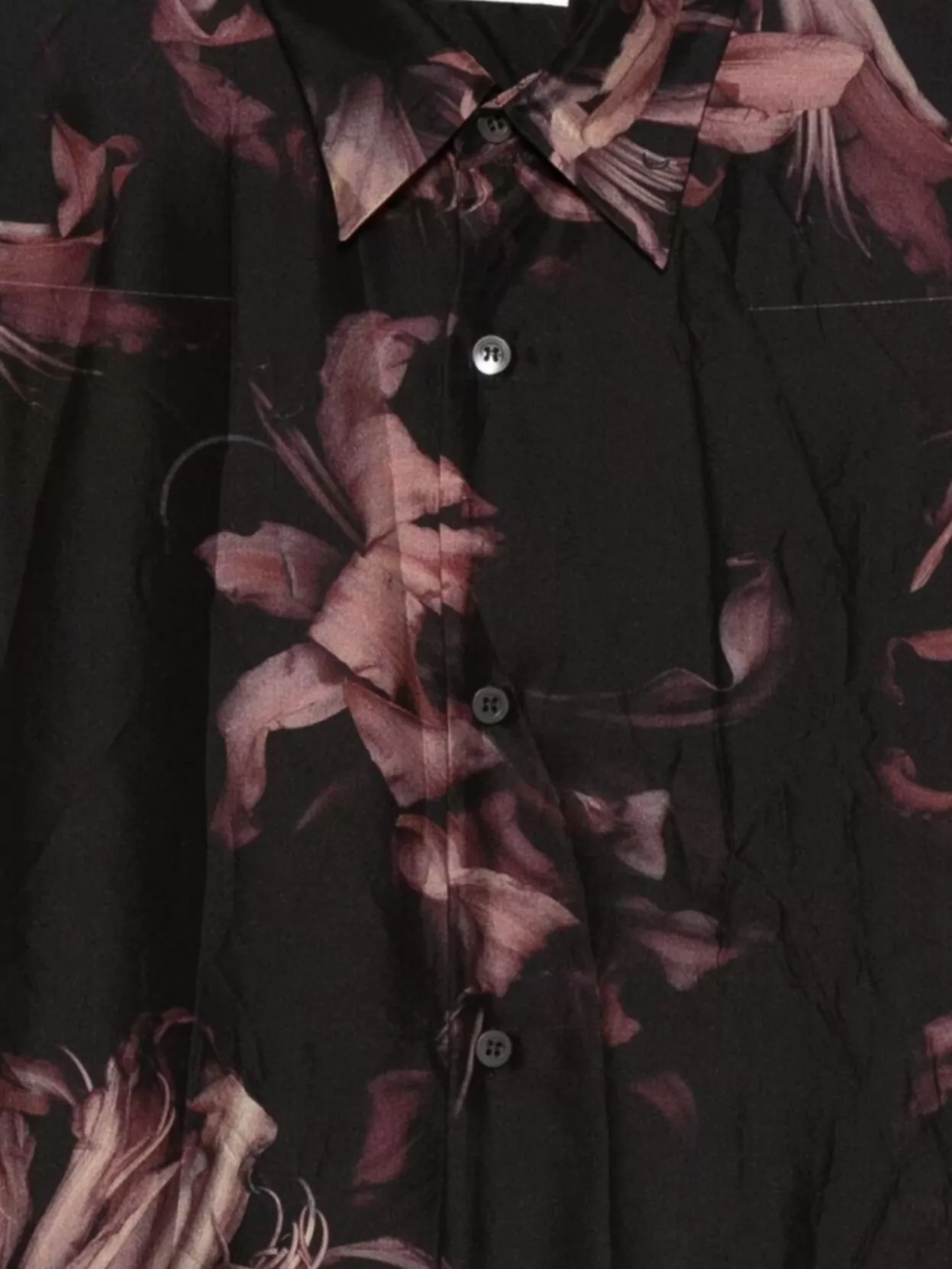 Dries Van Noten Floral Short Sleeve Casual Shirt