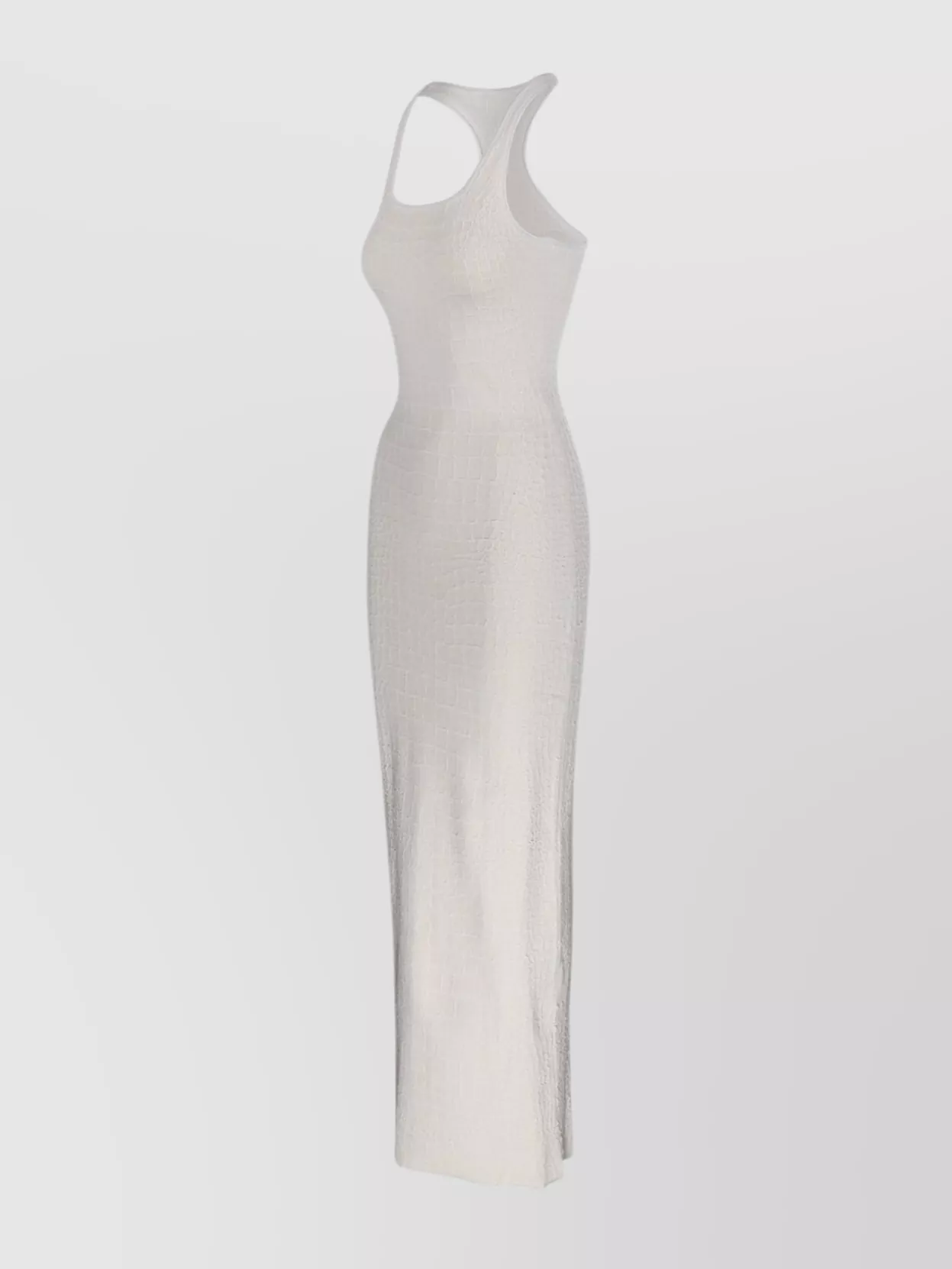 Jacquemus Maxi Racerback Dress Textured Fabric