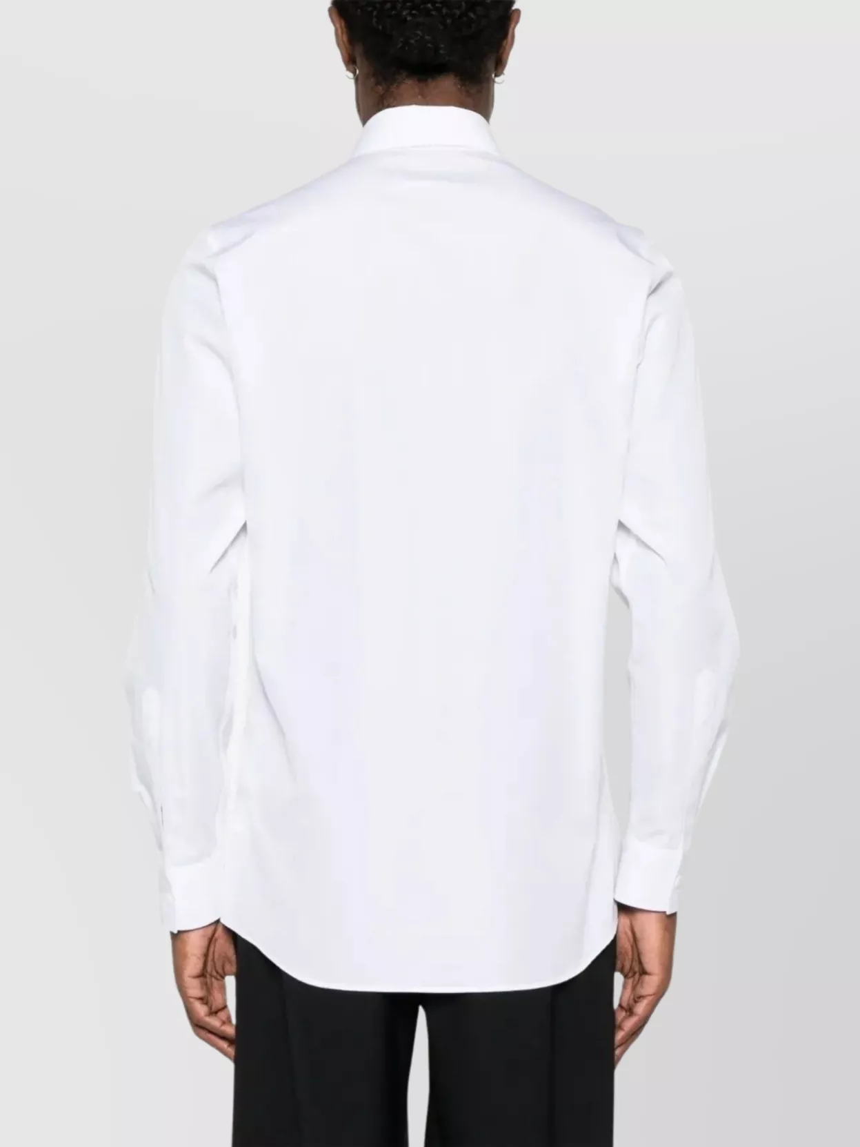 Moschino Collar Long Sleeves Patch Pocket Button-Up Shirt