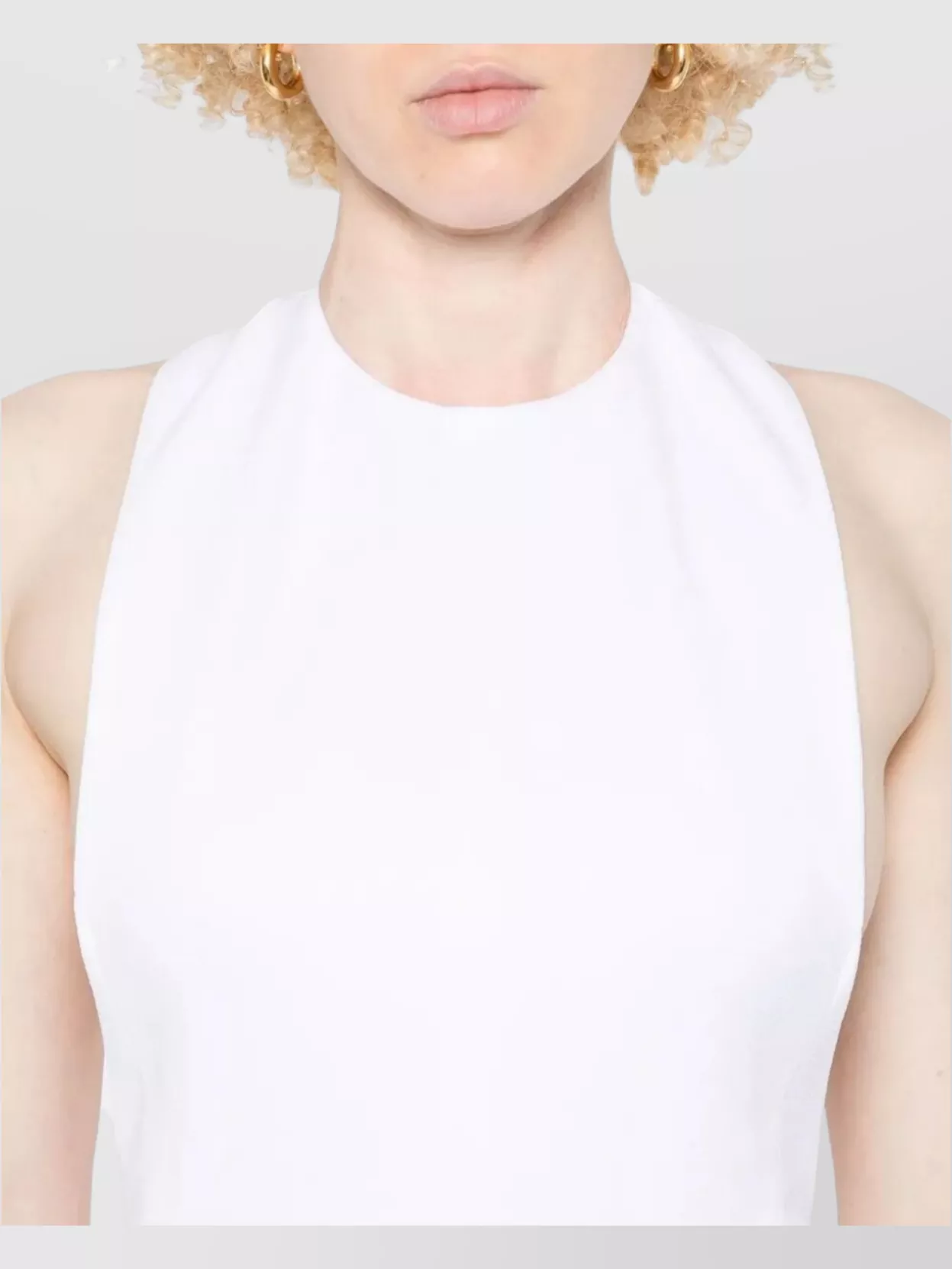 Jacquemus Favola Halter Neck Midi Dress