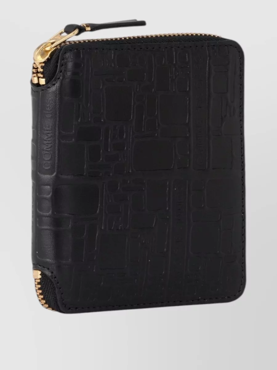 Comme Des Garçons Calfskin Zip Wallet