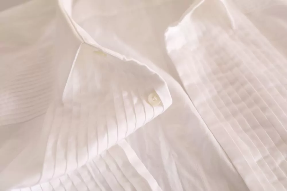 Dolce&Gabbana Cotton Pleated Dress Shirt