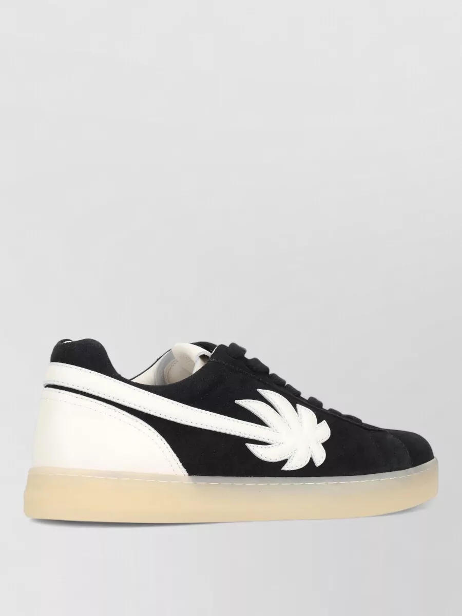 Palm Angels Leather Low-Top Sneakers