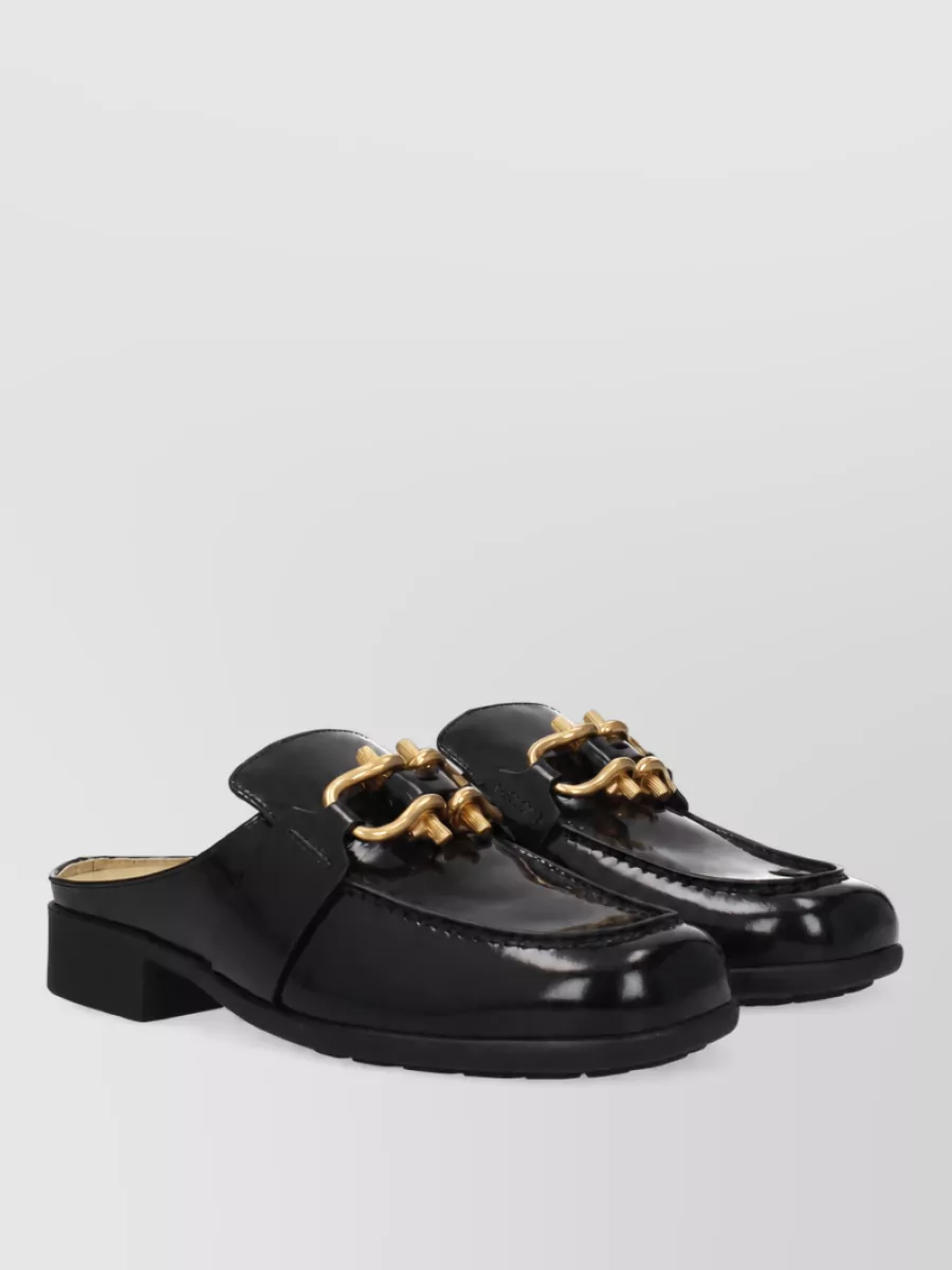 Bottega Veneta leather loafers mules