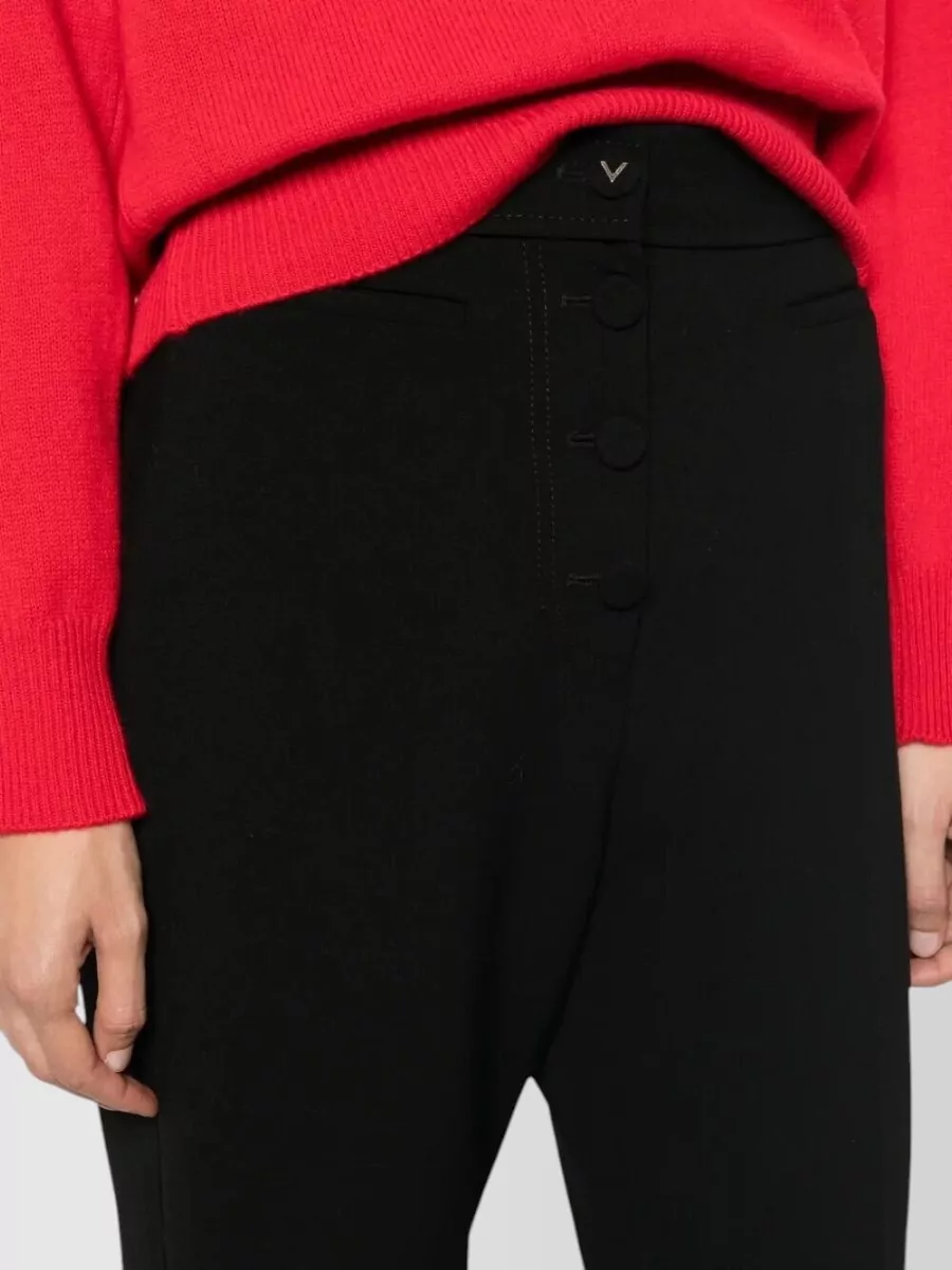 Valentino Garavani Wool Straight-Leg Tailored Trousers