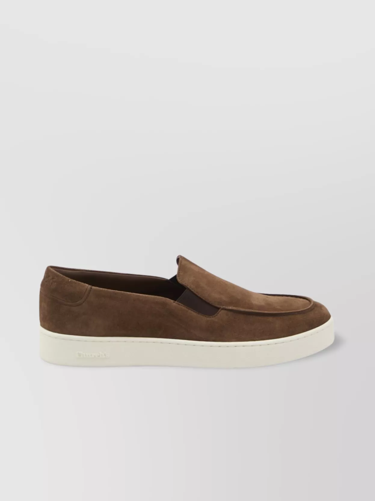 Church's Suede Loafers With Elastic And Stitching