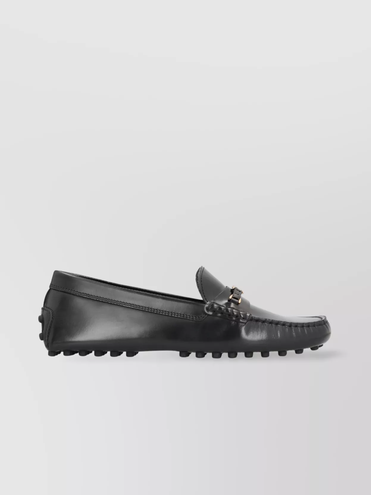 Tod's Loafers With Metallic Hardware And Rubber Sole