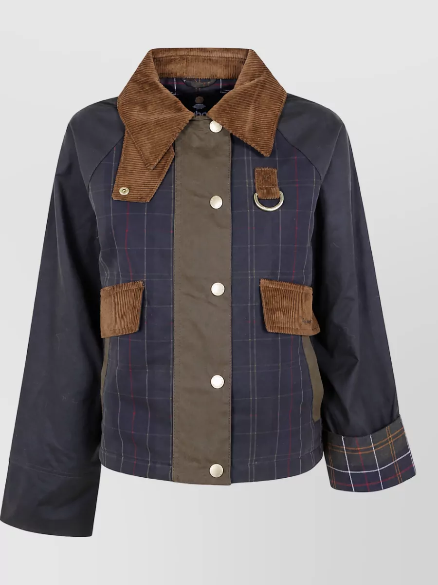 Barbour Waxed cotton single breasted jacket