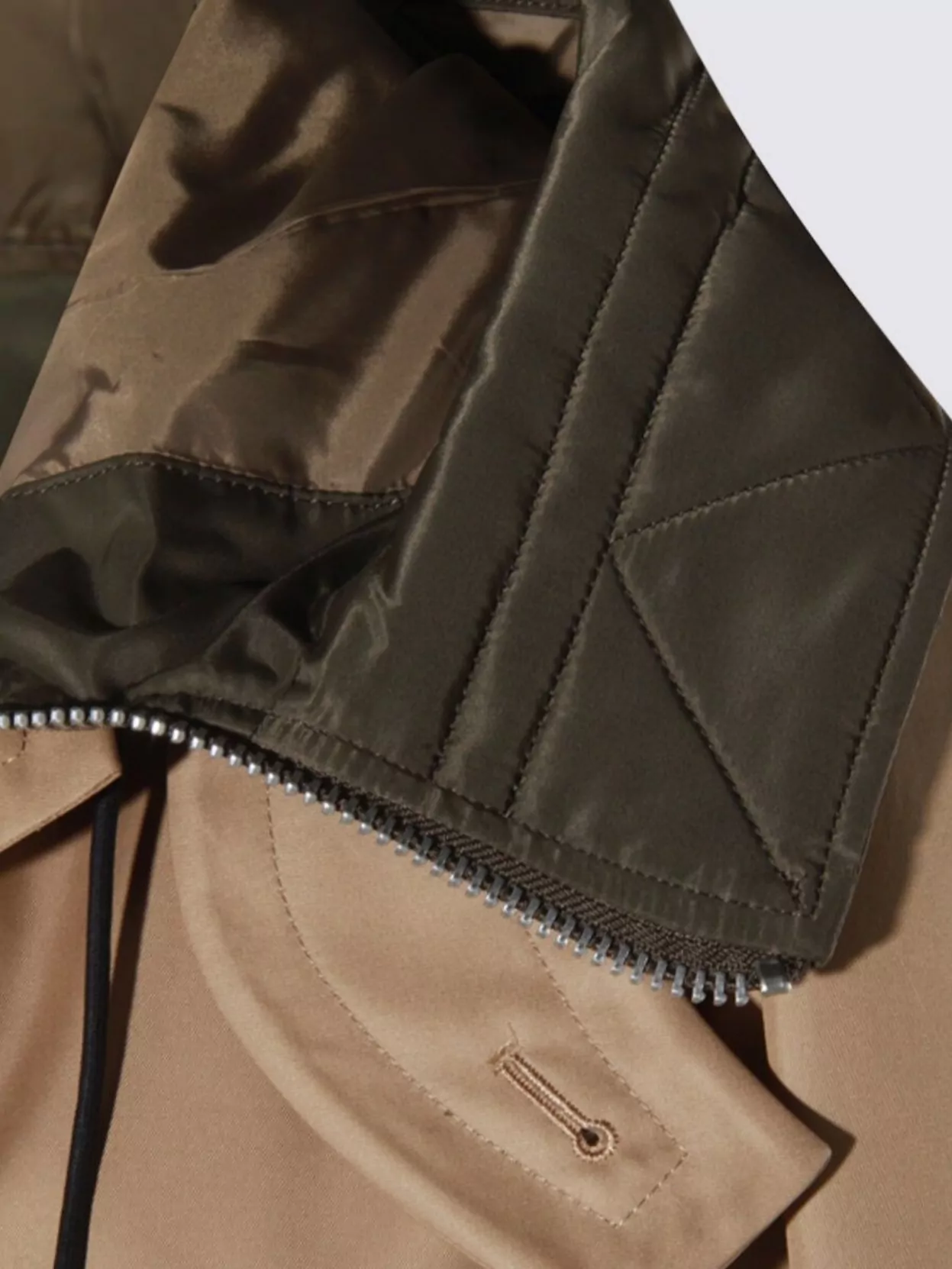 Sacai Hooded Quilted Front Pockets Jacket