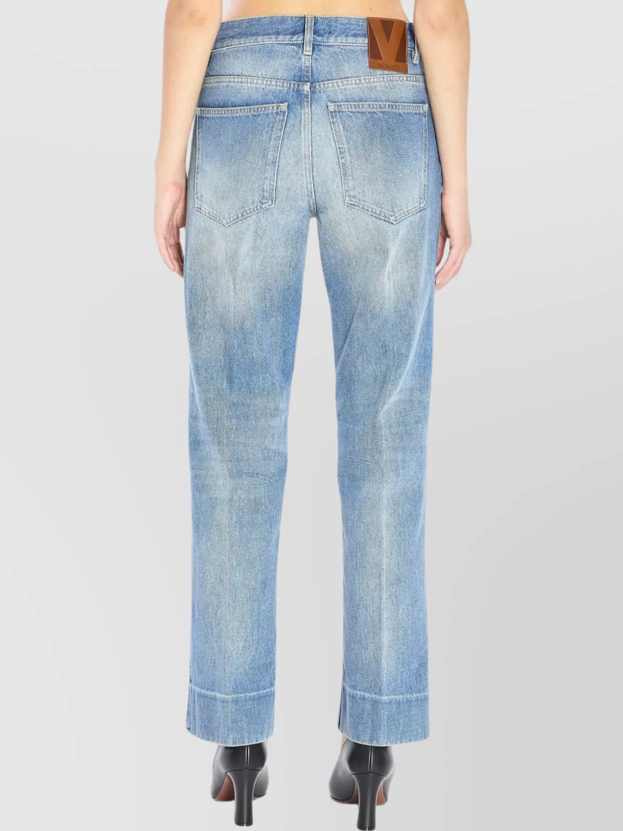Valentino Garavani Designer Denim Trousers Five Pockets