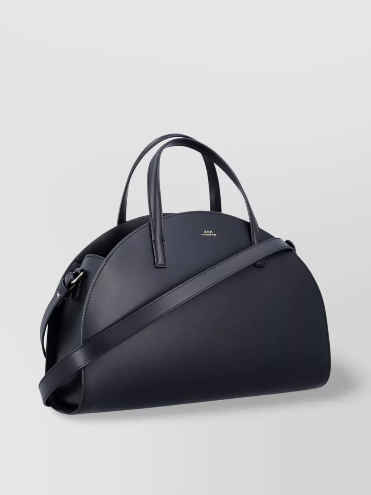 Apc Handbag With Structured Shape And Top Handles