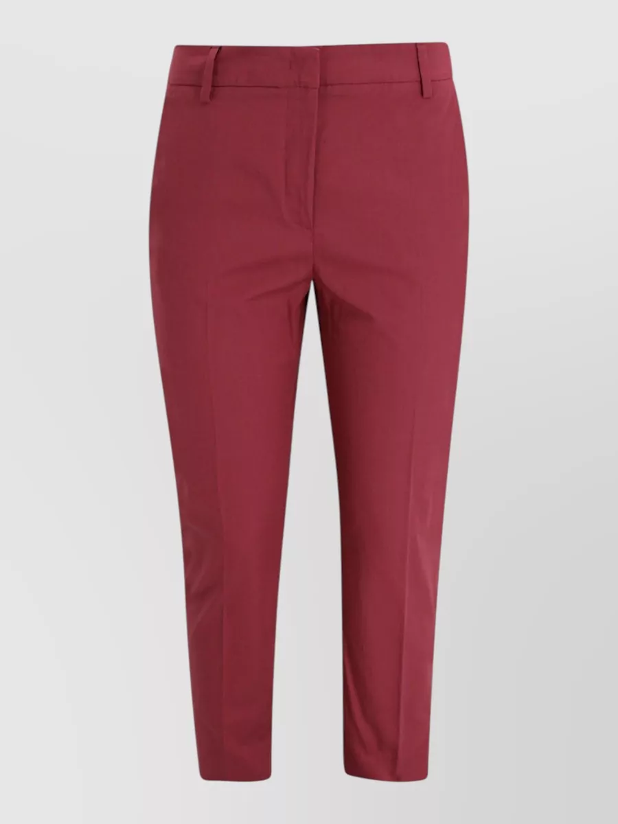 Weekend Max Mara Slim-Fit High-Rise Cropped Trousers
