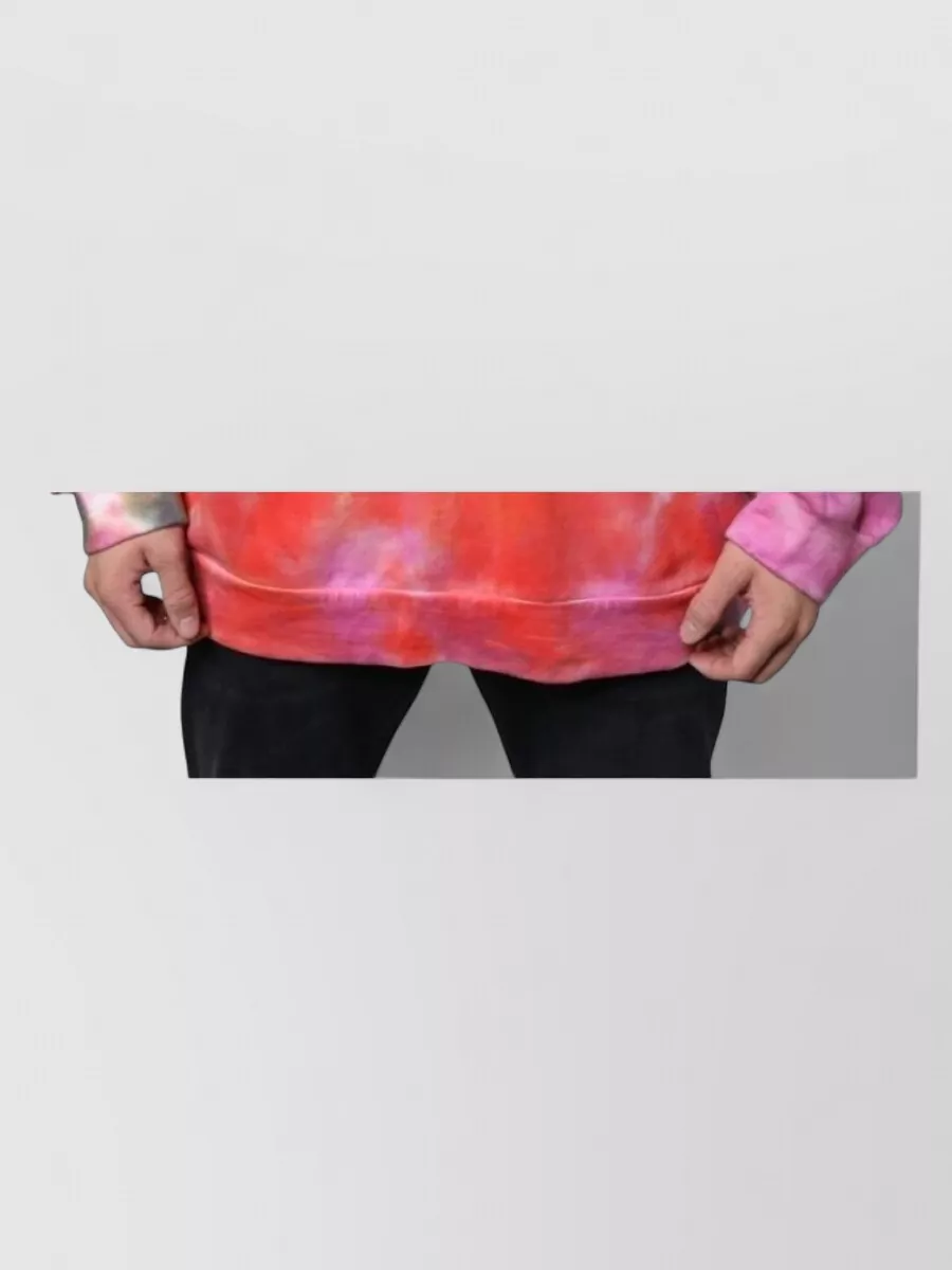 Dolce&Gabbana Tie-dye cotton hooded sweatshirt