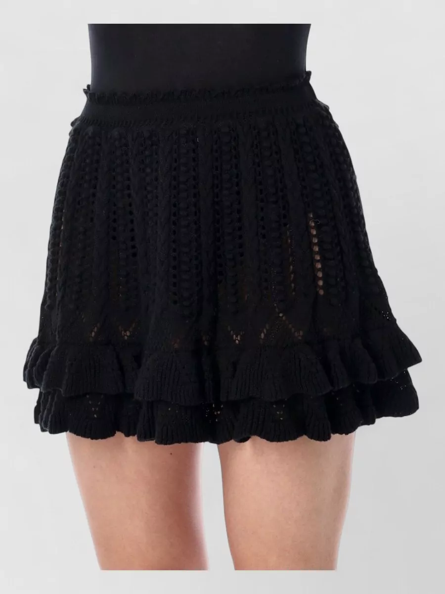 Isabel Marant Etoile Cotton Knit Mini Skirt