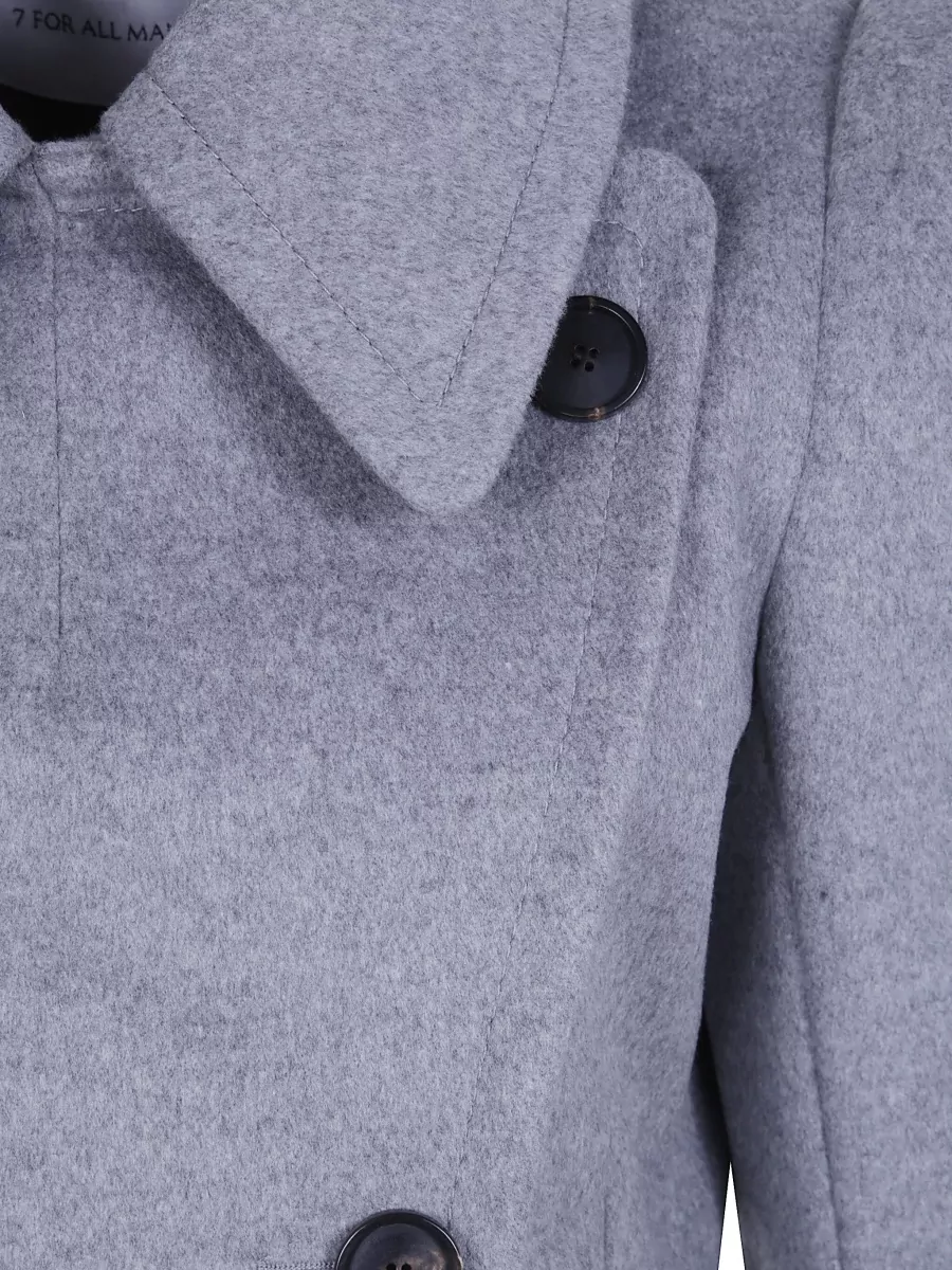 7 For All Mankind Virgin Wool Double Breasted Jacket