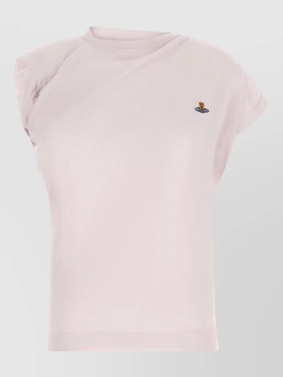 Vivienne Westwood asymmetric cotton logo t-shirt