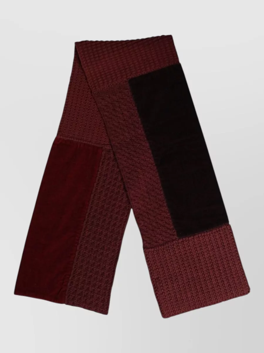 Dolce&Gabbana wool blend knit scarf