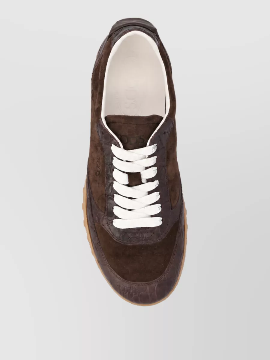 Tod's Leather Low Top Sneakers