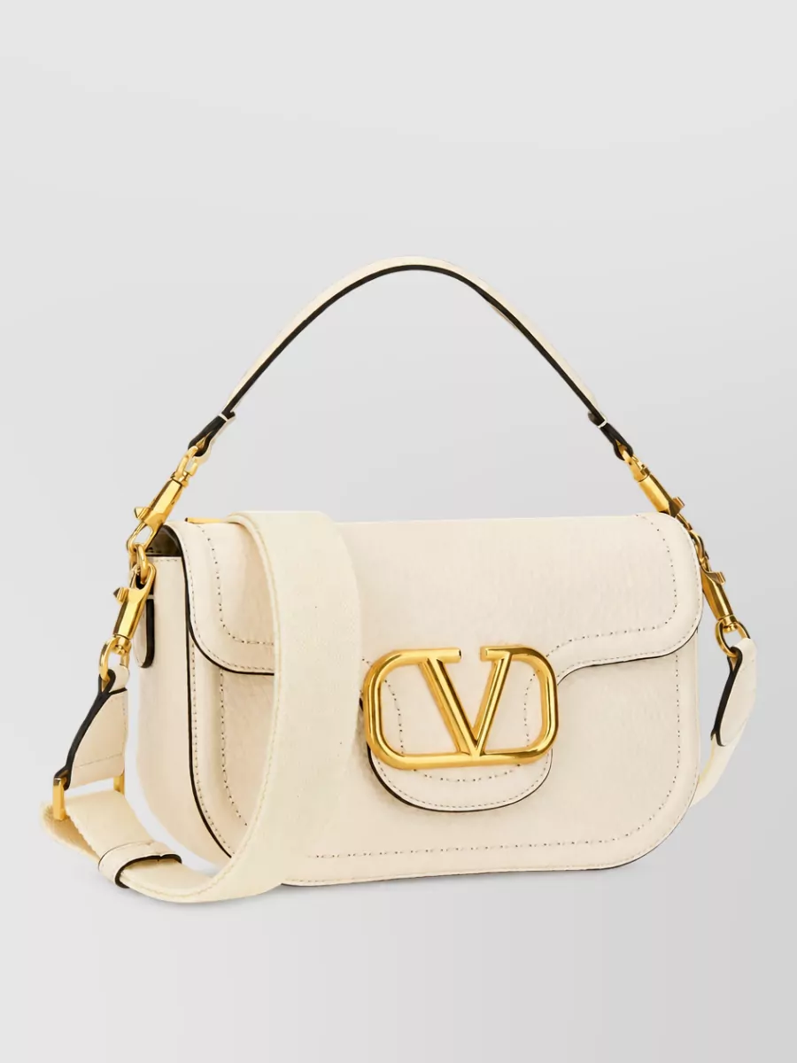 Valentino Garavani Alltime Leather Shoulder Bag