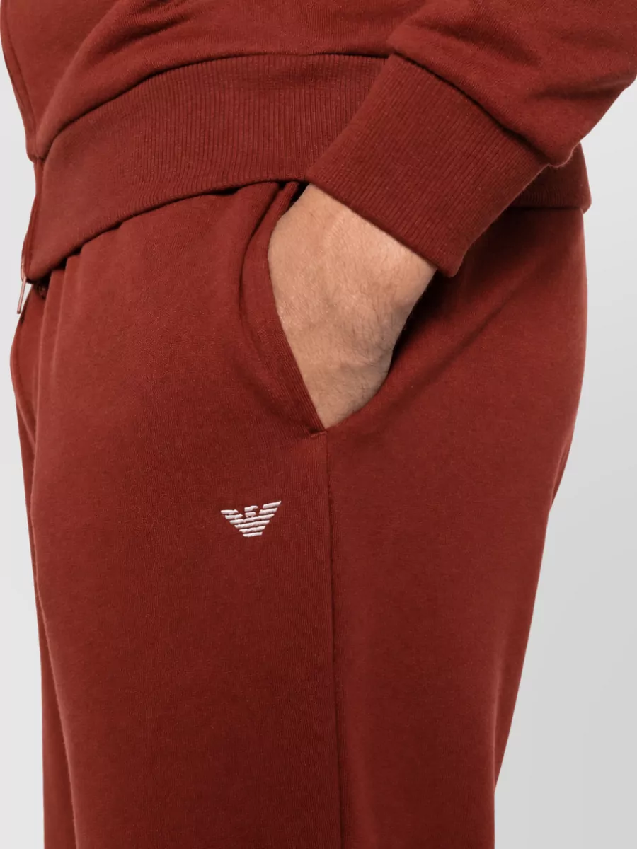 Emporio Armani Ribbed Trim Hooded Jacket