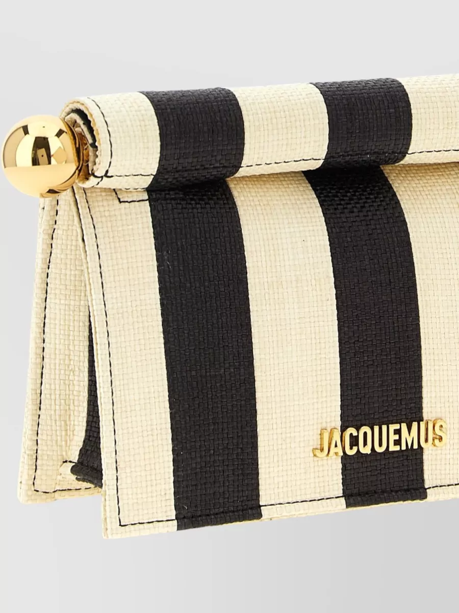 Jacquemus Petite Square Round Clutch Chain Strap