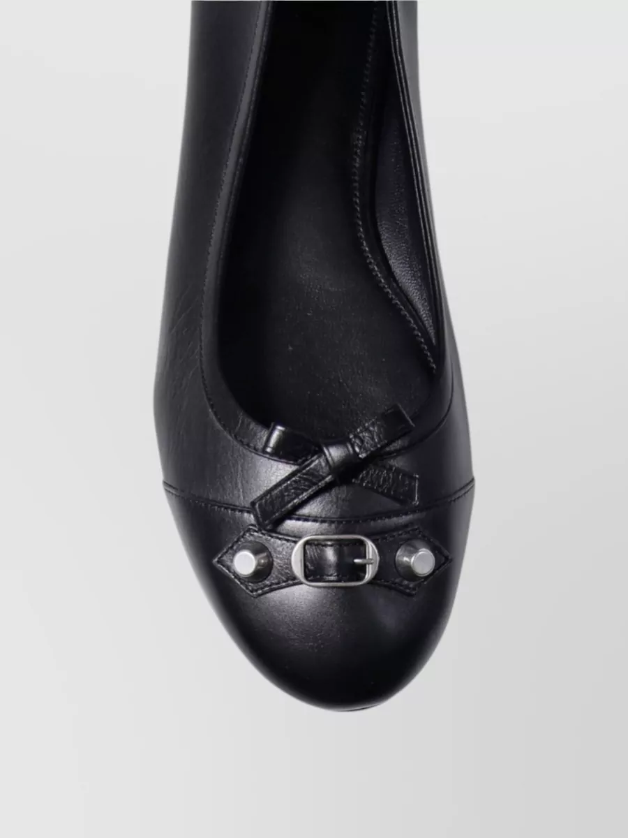 Balenciaga Leather Ballerina Flats