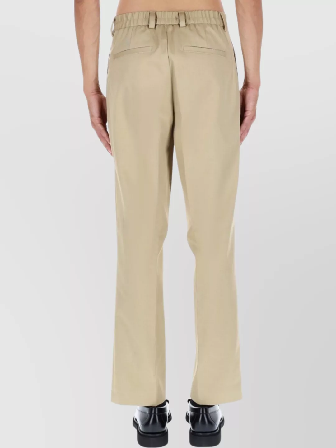 Boss Pleated Trousers With Side And Back Pockets