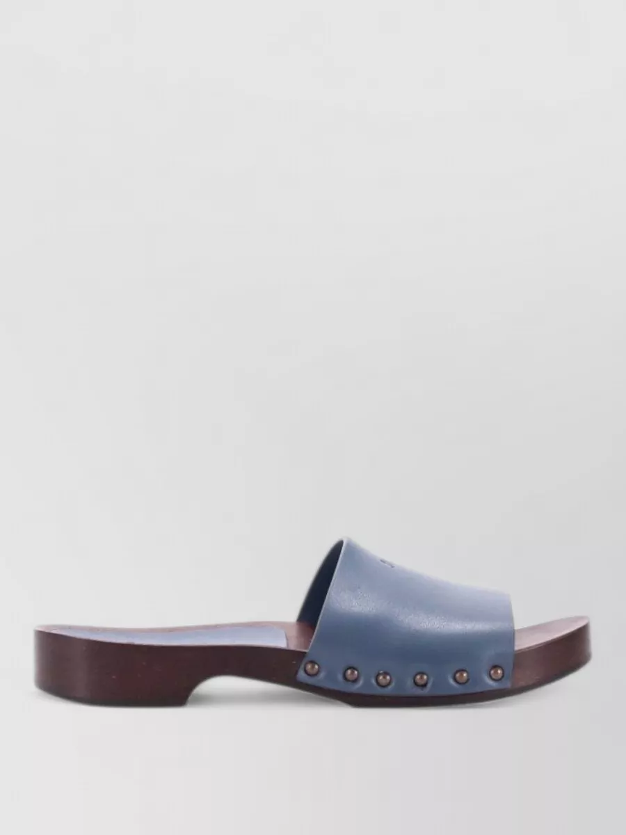 La Rose Leather Sandals