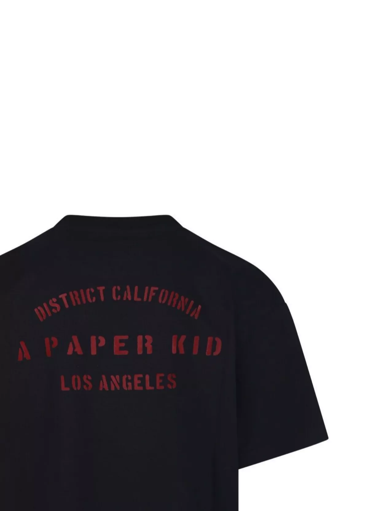 A Paper Kid Graphic Print Crew Neck Short Sleeve T-Shirt