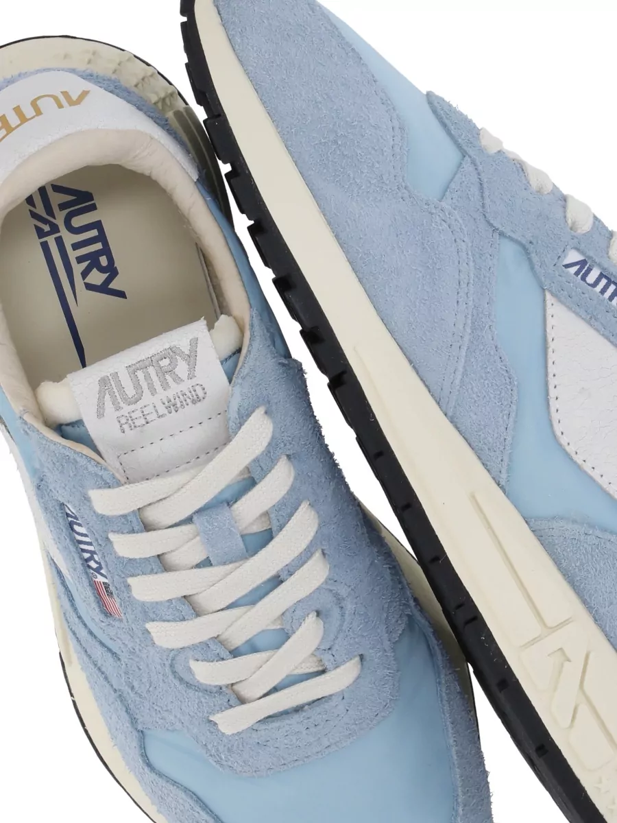 Autry Leather And Fabric Low-Top Sneakers