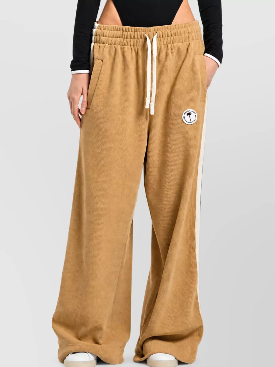 Palm Angels Chenille Loose Track Pants
