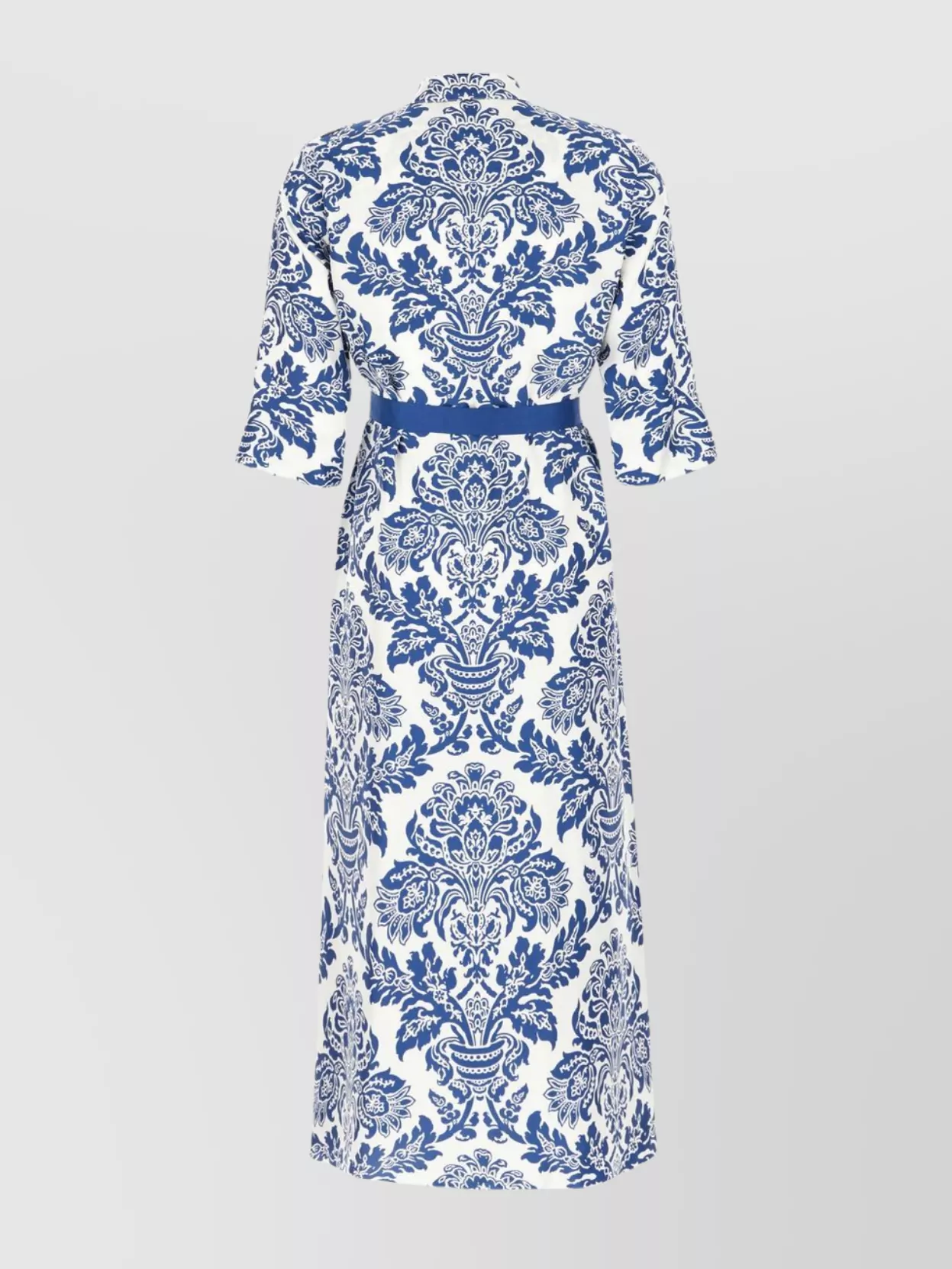 Shop 's Max Mara Floral Pattern Silk Shirt Dress