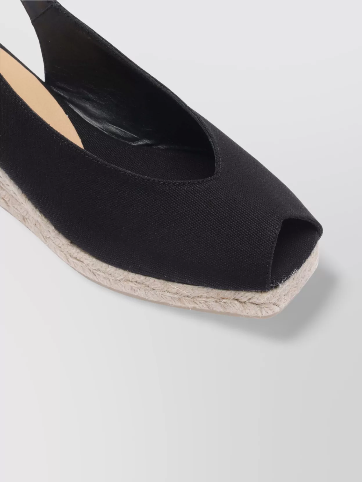 Castaner Fabric Espadrille Sole Wedge Sandals