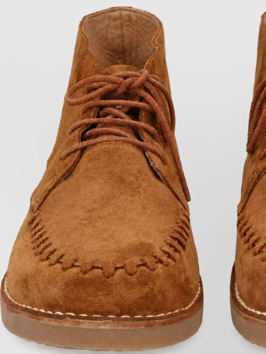 Isabel Marant suede leather derby shoes