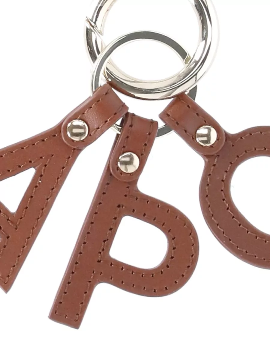 A.p.c. Leather Keychain Women Stitch Detailing Design