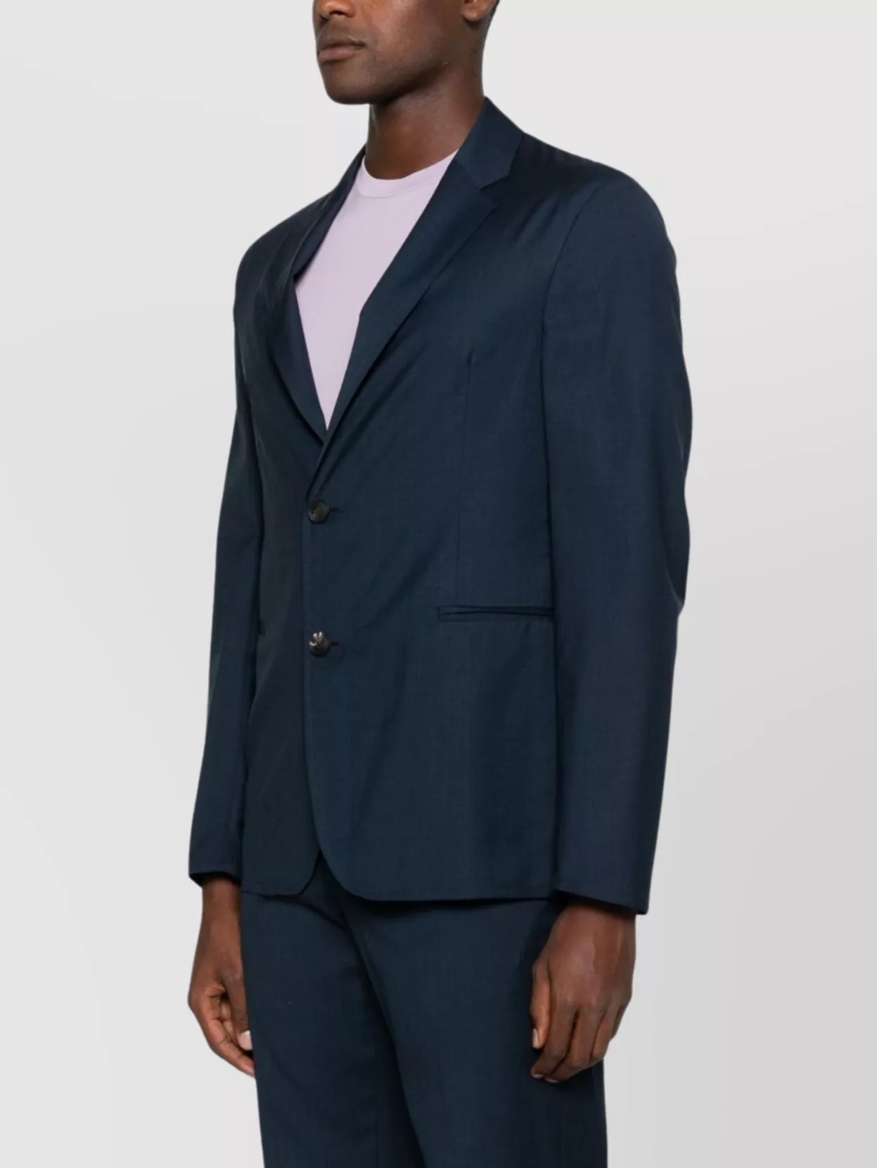 Emporio Armani Single Breasted Blazer Notched Lapels