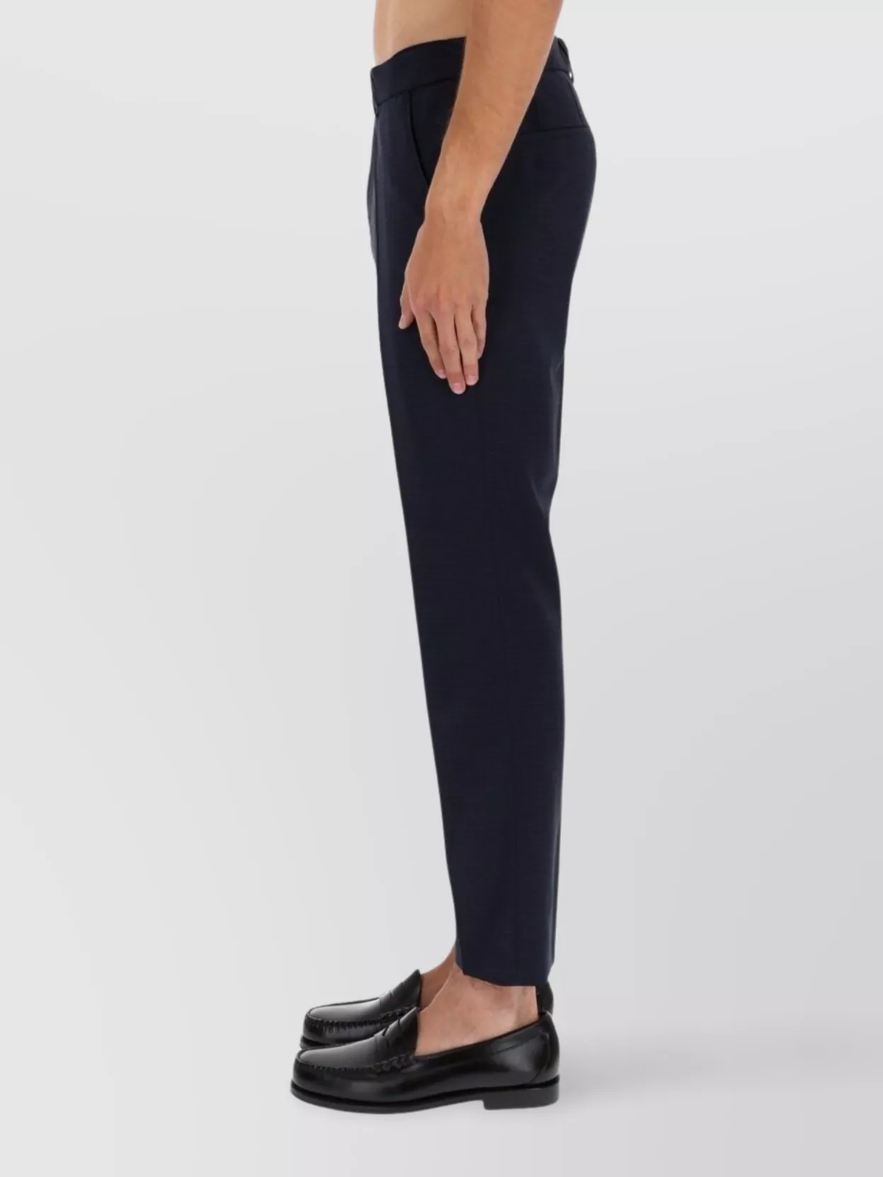 Boss Trousers With Belt Loops And Pockets