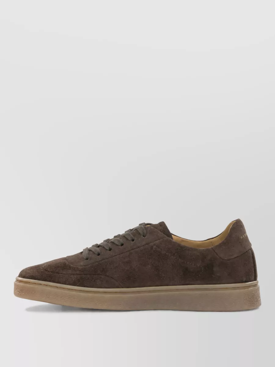 Henderson Baracco Lace Up Casual Suede Rubber Sole Shoes