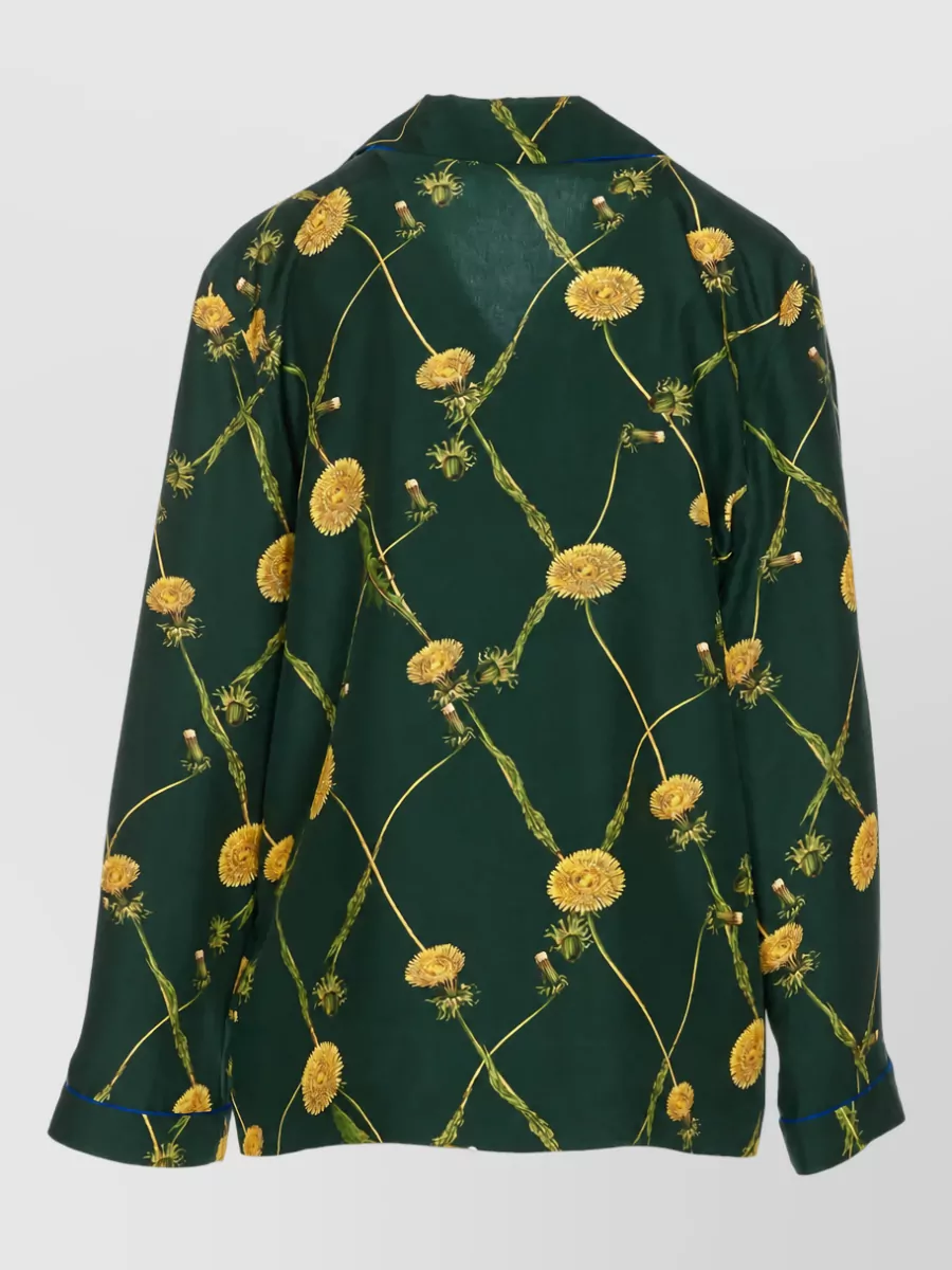 Burberry Silk Regular-Collar Shirt