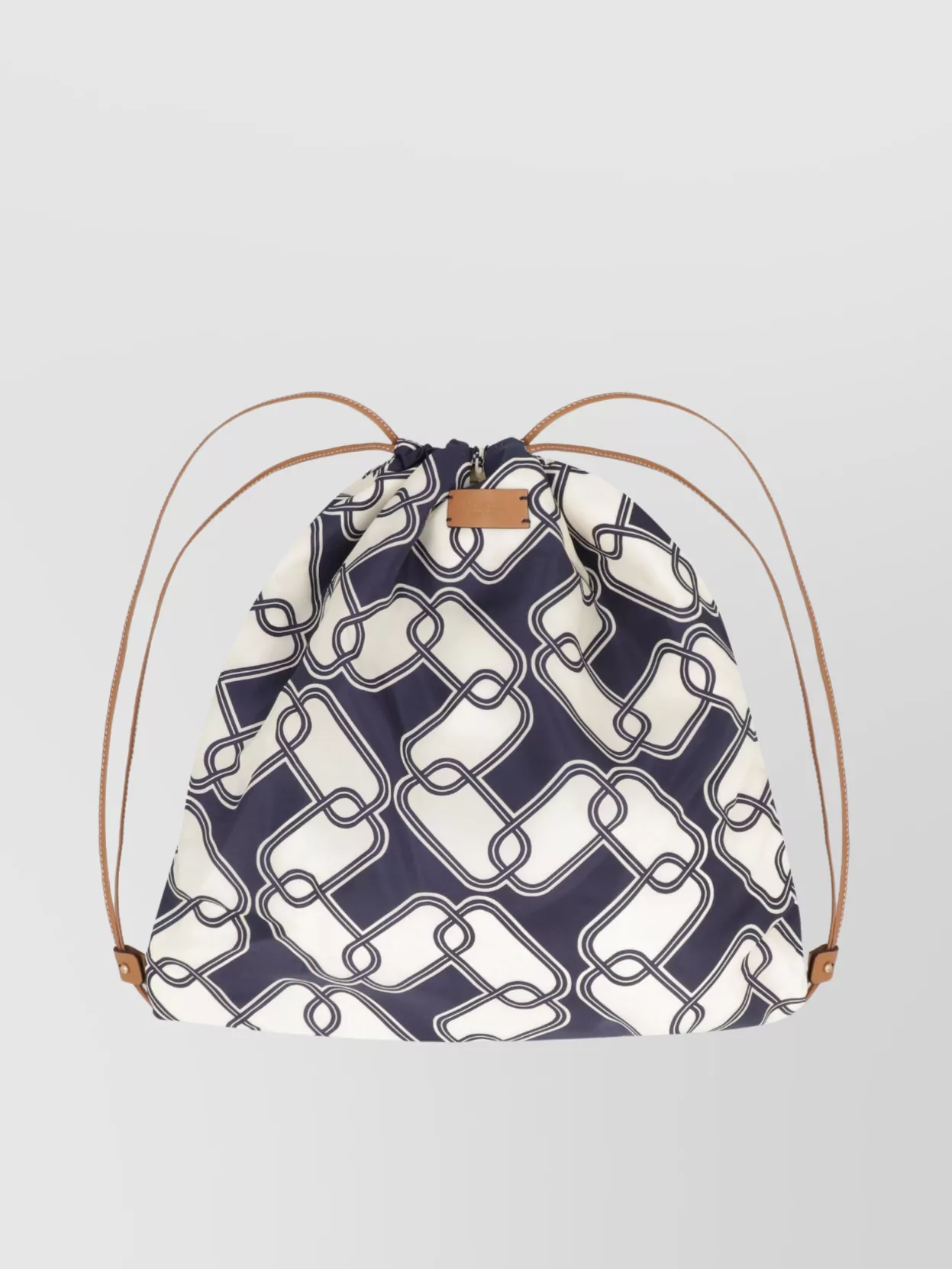 MONCLER RAFFIA TOTE BAG LEATHER HANDLES