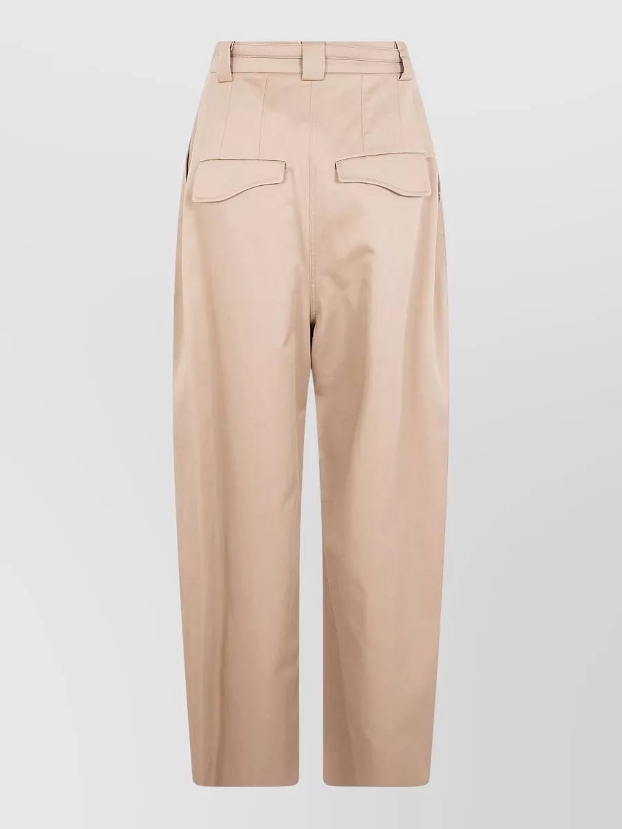 Sportmax High-Rise Wide-Leg Trousers