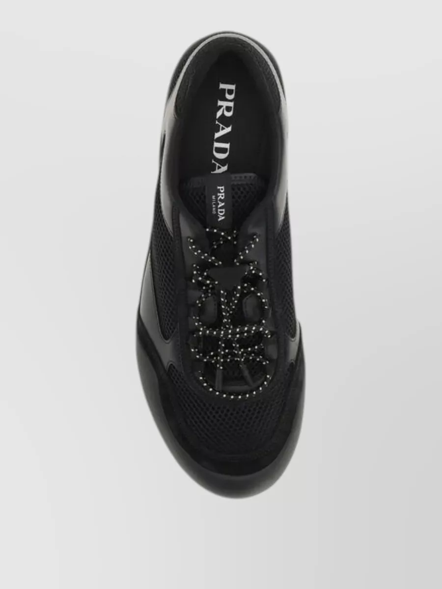 Prada Polyester Low-Top Sneakers