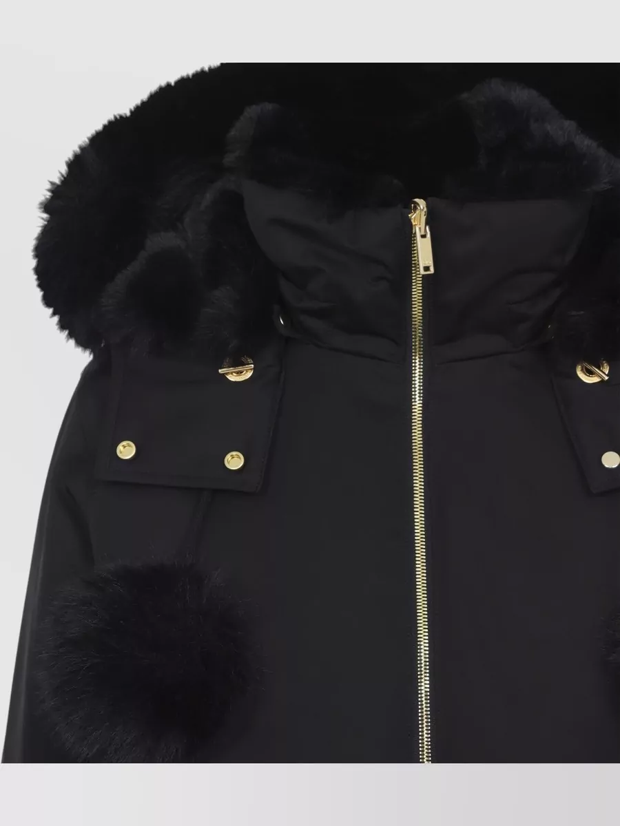 Moose Knuckles Quilted Satin Reversible Puffer Jacket
