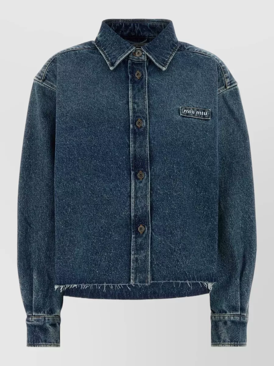 Miu Miu denim shirt