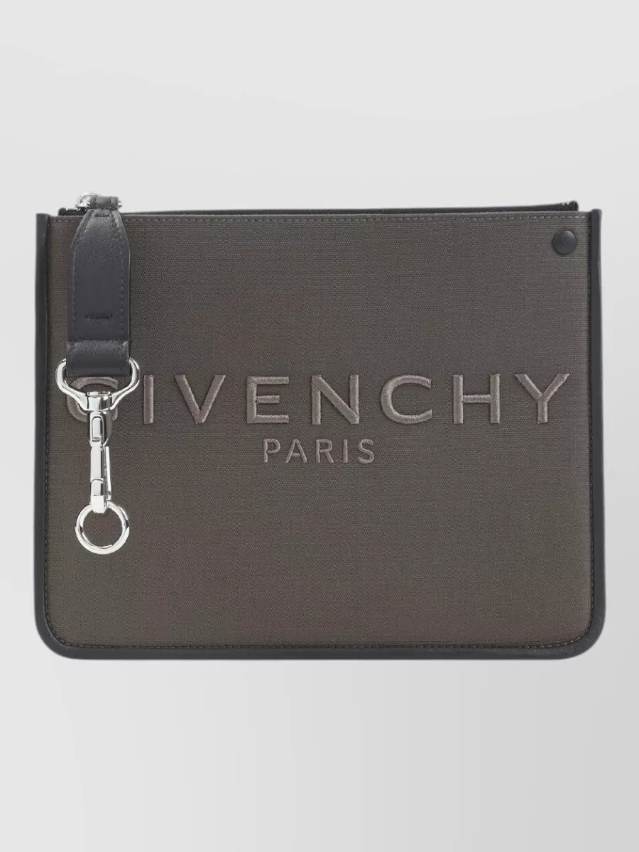 Givenchy canvas zipped pouch