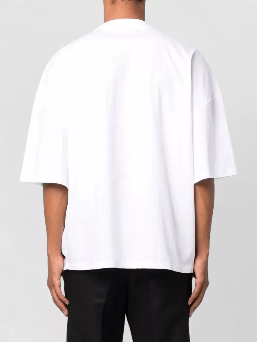 Jil Sander Crew Neck Oversized Short Sleeve T Shirt