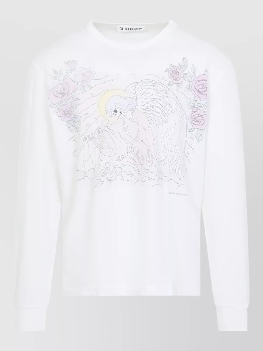 Our Legacy Cotton oversized graphic long-sleeve t-shirt