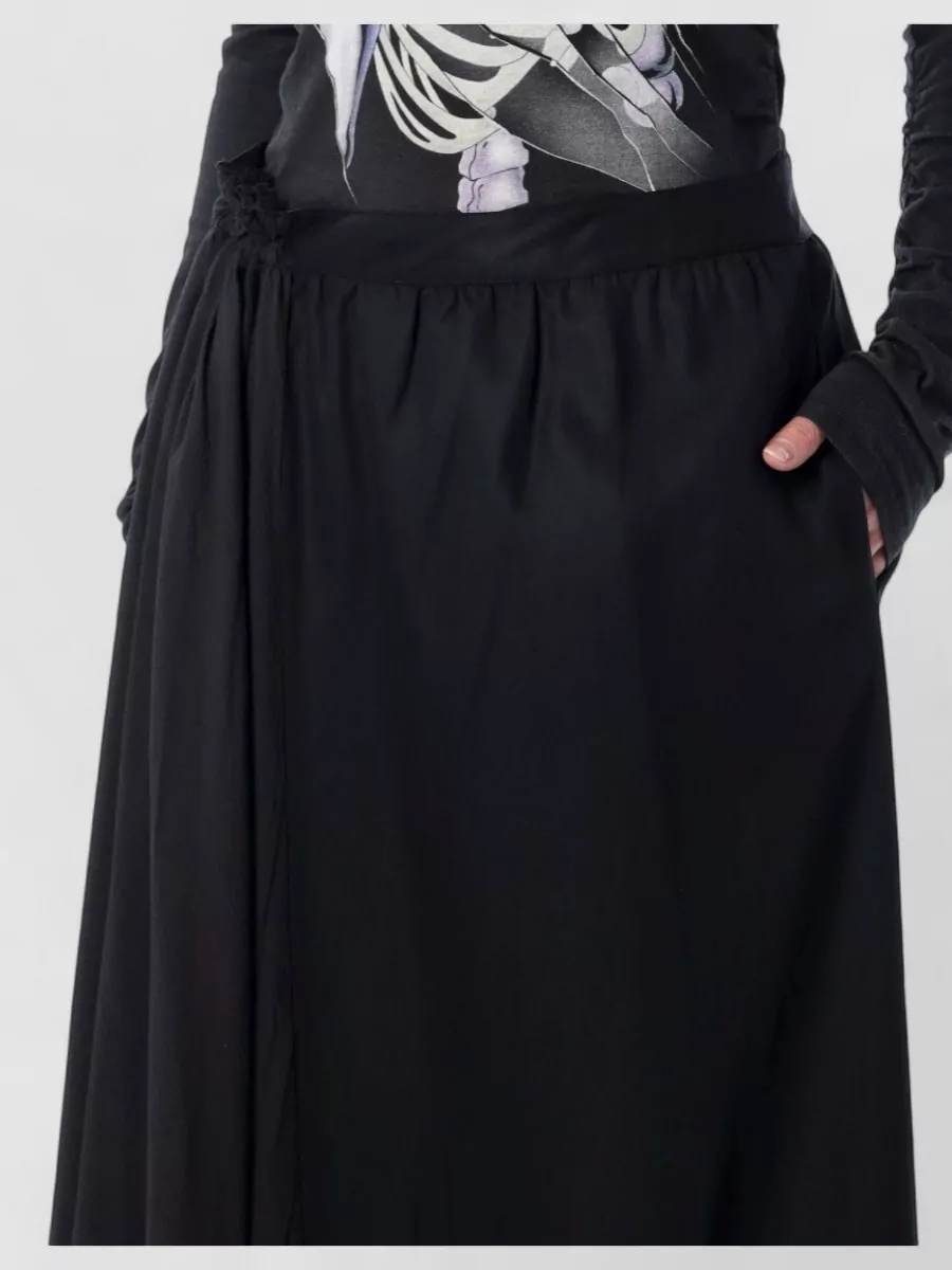 Our Legacy Long Skirt Draped Detail Side Pocket Maxi