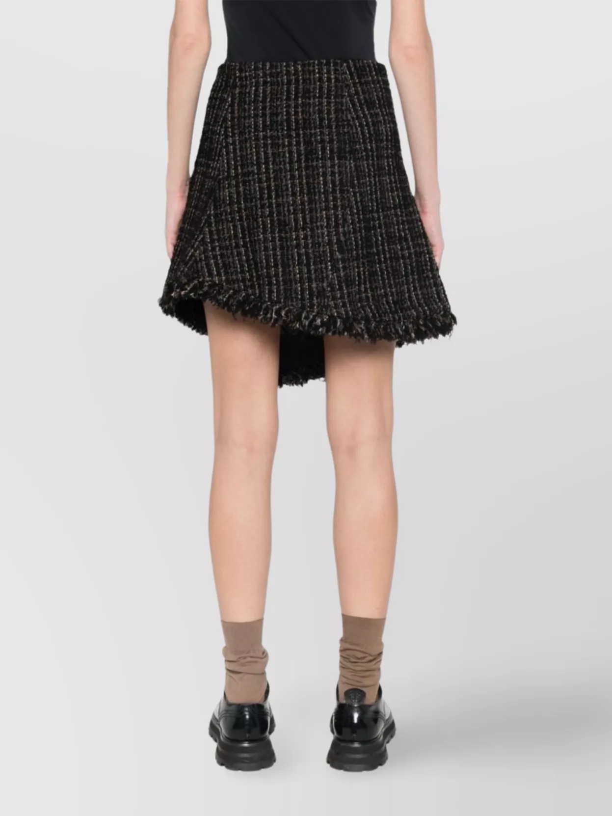 Sacai Asymmetric Mini Skirt