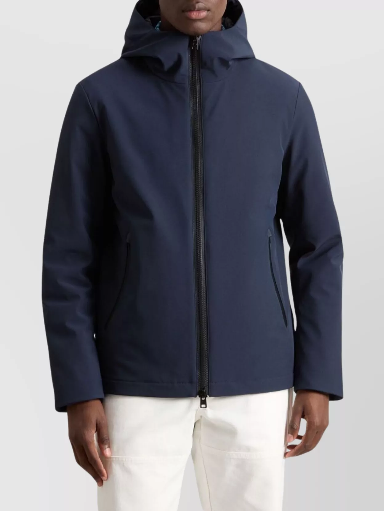 Woolrich Logo Embroidered Puffer Jacket